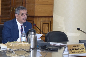 المغربي يرأس اجتماع اللجنة العليا لتطويرالتعليم بالجامعة